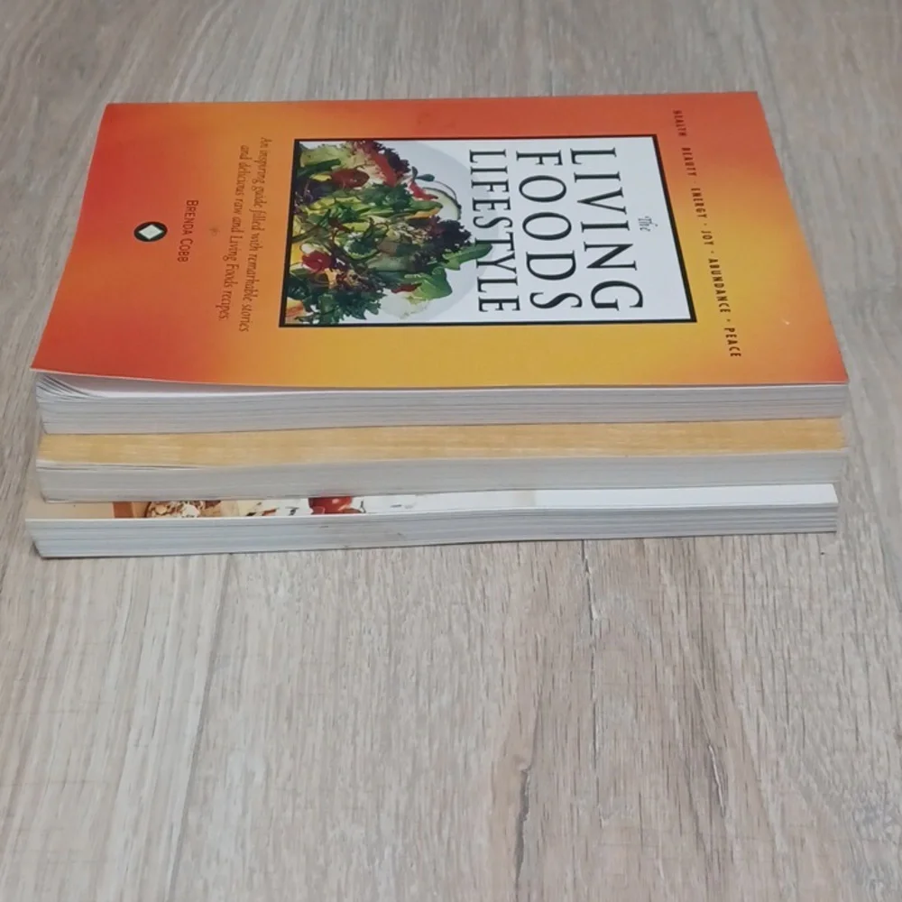 Raw Food Cookbook Bundle: Eating in the Raw, Raw Truth & Living Foods. Recipes